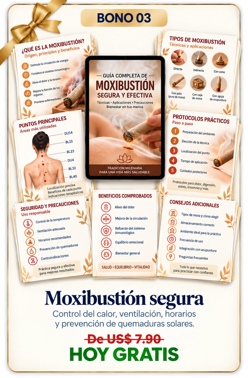 BONO 3 · Moxibustión segura